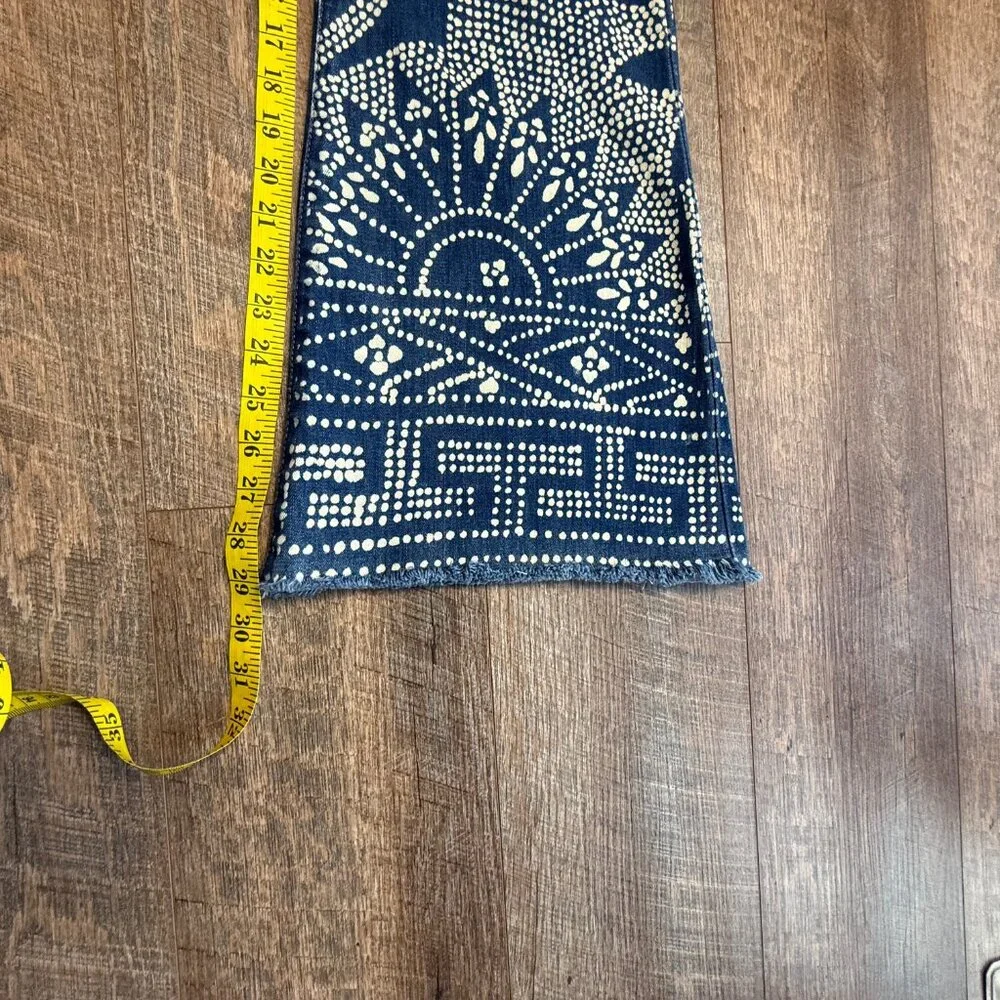 Women's Free People Bleached jeans Sz 31 Boho Fesitval Jeans - Picture 14 of 15